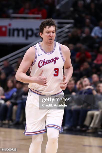 Omer Asik of Chicago Bulls in action during the NBA game between Chicago Bulls and Detroit Pistons at the United Center in Chicago, Illinois, United...