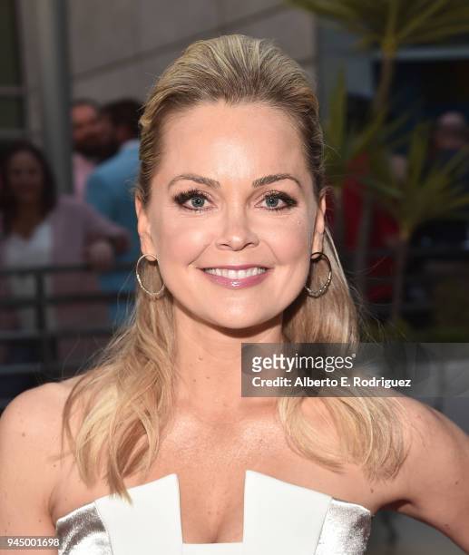 Marisa Coughlan attends the premiere of Fox Searchlight's "Super Troopers 2" at ArcLight Hollywood on April 11, 2018 in Hollywood, California.