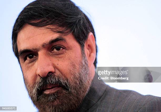 Anand Sharma, India's minister for commerce and industry, attends the Confederation of Indian Industry 's "Singapore Symposium" on Wednesday, Dec....