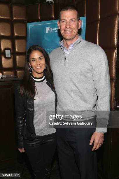 Tracy Wolfson and David Reichel attend Parkinson's Foundation hosts Annual Celebrate Spring New York on April 11, 2018 in New York City.