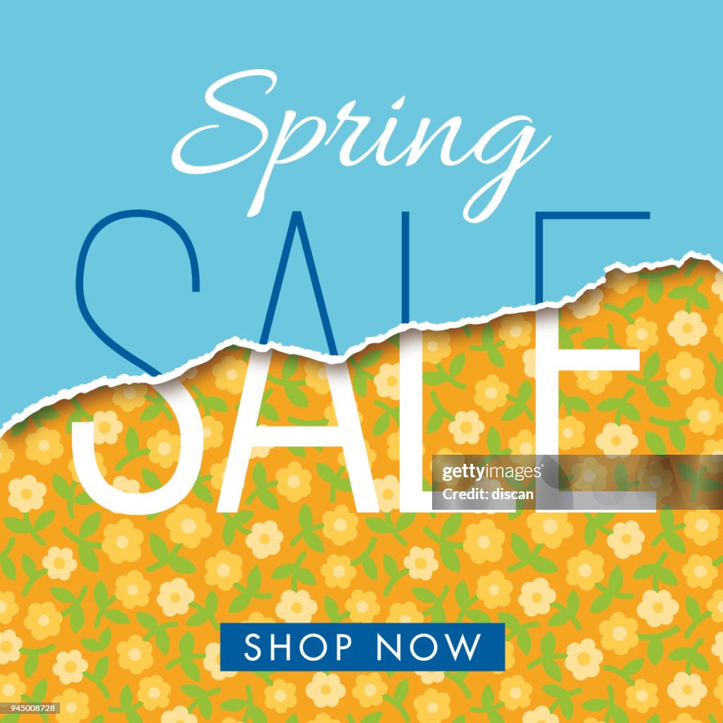 Fun Spring Advertisement Spring Design For Advertising Banners Leaflets And Flyers High-Res ...