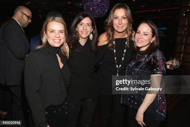 Haley Lehman, Lisa Skia, Melissa Brooks and Stephanie Leichtman attend Parkinson's Foundation hosts Annual Celebrate Spring New York on April 11,...