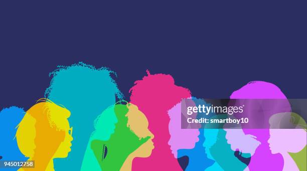 stockillustraties, clipart, cartoons en iconen met profiel silhouetten afro-amerikaanse vrouwen - dreadlocks