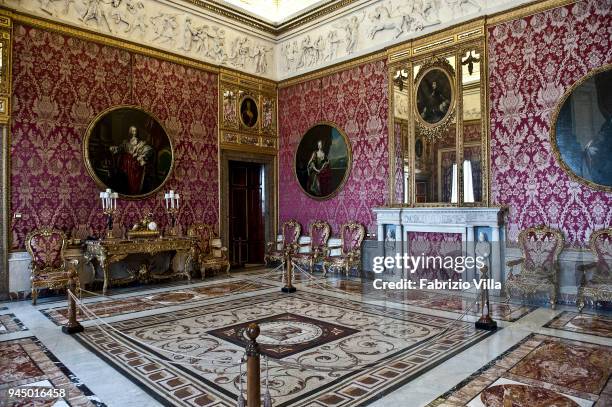 Rome, Italy A room of the Quirinal Palace residence of the President of the Italian Republic on February 13, 2012 in Rome,Italy.