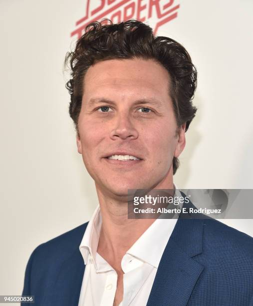Hayes MacArthur attends the premiere of Fox Searchlight's "Super Troopers 2" at ArcLight Hollywood on April 11, 2018 in Hollywood, California.