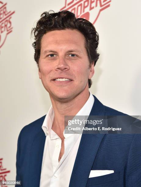 Hayes MacArthur attends the premiere of Fox Searchlight's "Super Troopers 2" at ArcLight Hollywood on April 11, 2018 in Hollywood, California.