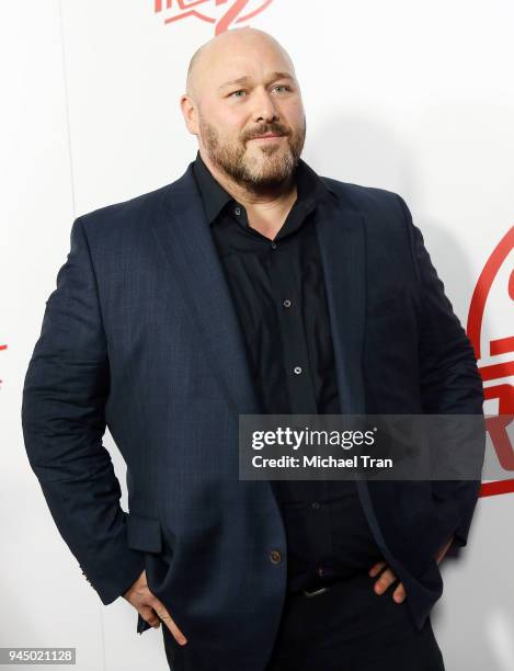 Will Sasso arrives to the Los Angeles premiere of Fox Searchlight Pictures' "Super Troopers 2" held at ArcLight Hollywood on April 11, 2018 in...