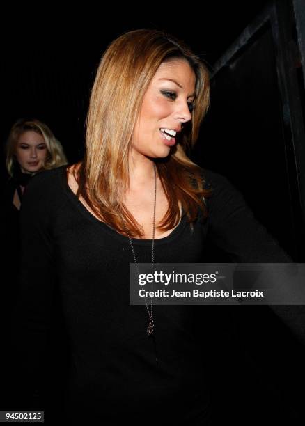 Jaimee Grubbs sighting in West Hollywood on December 15, 2009 in Los Angeles, California.