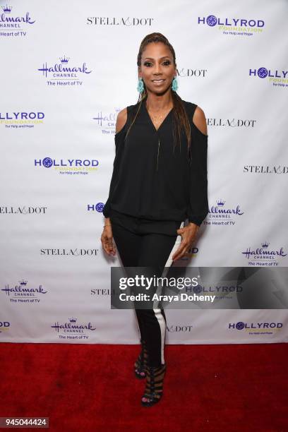 Holly Robinson Peete attends the Stella & Dot x HollyRod Foundation Charity Trunk Show for Autism Awareness Month on April 11, 2018 in Los Angeles,...
