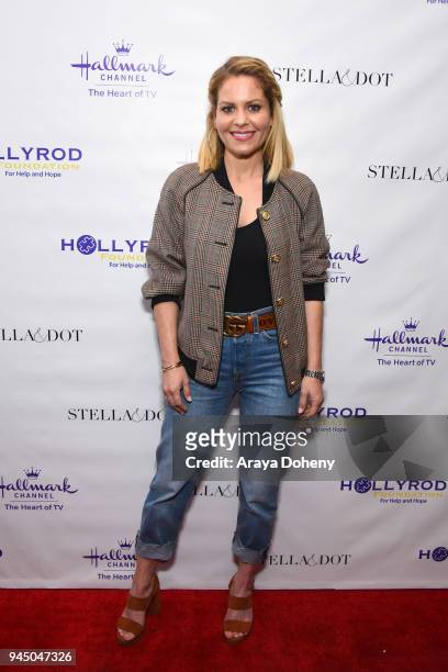 Candace Cameron Bure attends the Stella & Dot x HollyRod Foundation Charity Trunk Show for Autism Awareness Month on April 11, 2018 in Los Angeles,...