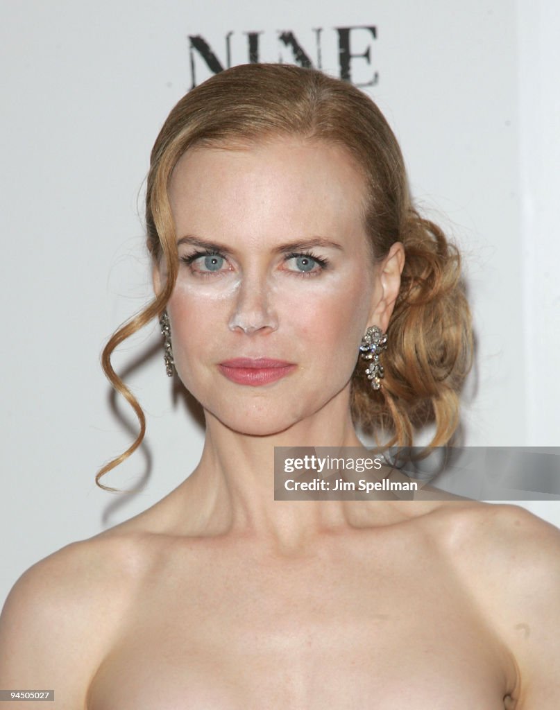 "Nine" New York Premiere - Arrivals