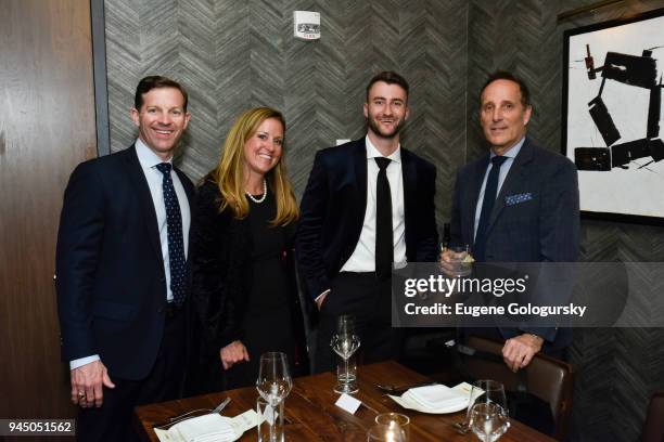 Matthew Paul Brown, Megan Barlow, Zak Smith, and Richard Steinberg attend the Haute Residence 2018 Luxury Real Estate Summit NYC Kickoff Dinner At...