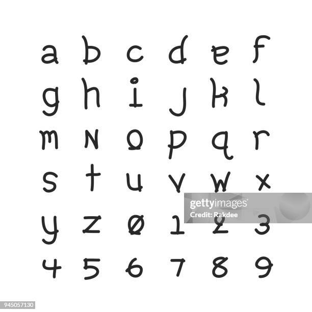 Expressive Lettering Lowercase 199 Hand Lettering Alphabet Stock Photos, High-Res Pictures, and Images ...
