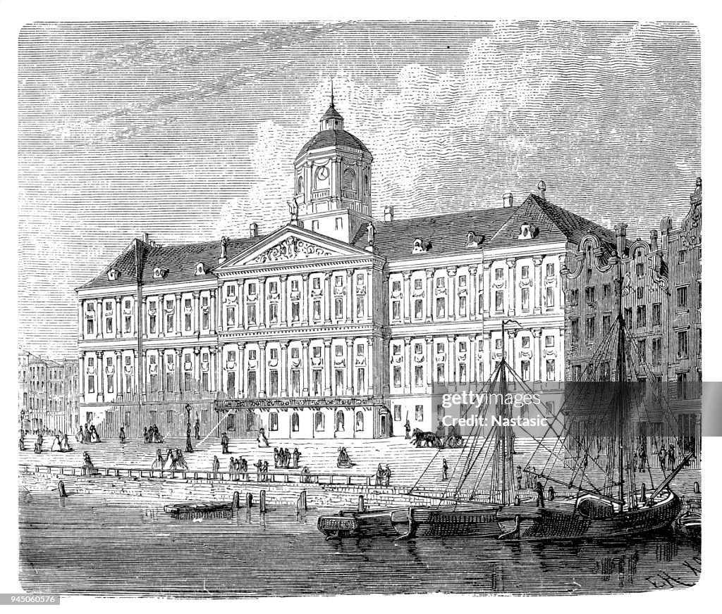 Royal Castle in Amsterdam