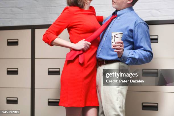 female business woman with male co-worker/boss - co director stock pictures, royalty-free photos & images