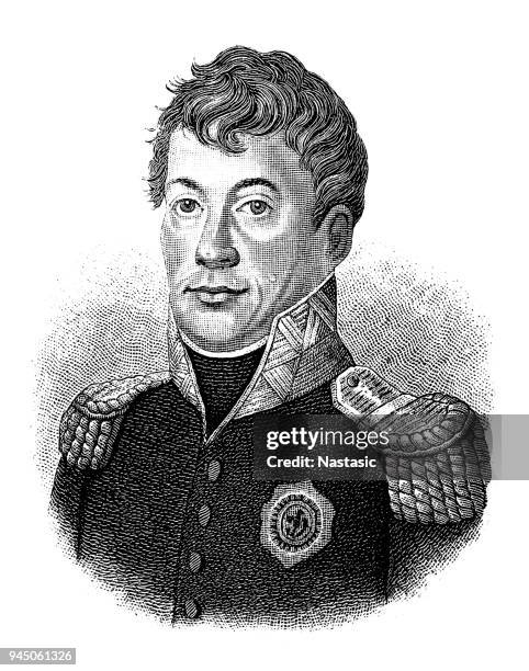 william i (willem frederik, prince of orange-nassau; 24 august 1772 – 12 december 1843) was a prince of orange and the first king of the netherlands and grand duke of luxembourg - prince of orange stock illustrations