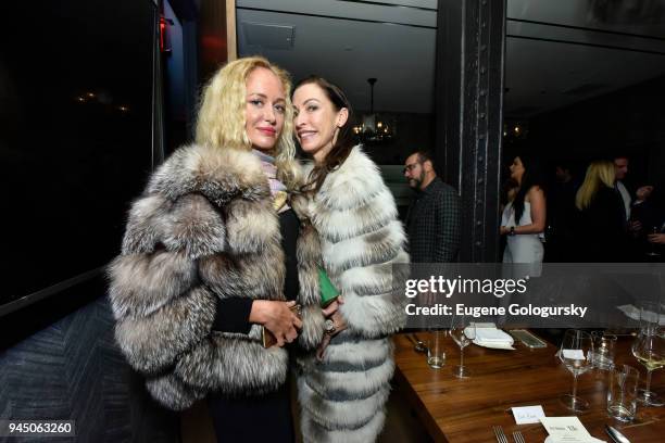 Guests attend the Haute Residence 2018 Luxury Real Estate Summit NYC Kickoff Dinner At Scarpetta at Scarpetta on April 11, 2018 in New York City.