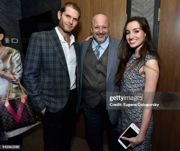 Guests attend the Haute Residence 2018 Luxury Real Estate Summit NYC Kickoff Dinner At Scarpetta at Scarpetta on April 11, 2018 in New York City.