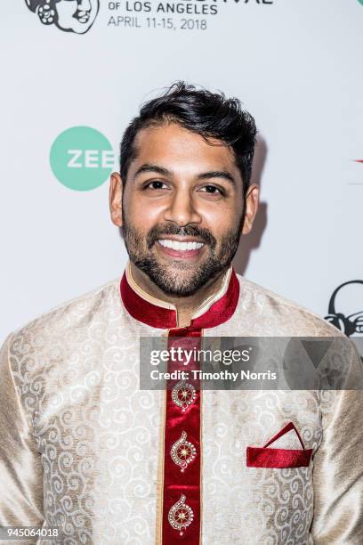 Shawn Parikh attends the 16th Annual Indian Film Festival Of Los Angeles opening night premiere of "In The Shadows" at Regal LA Live Stadium 14 on...