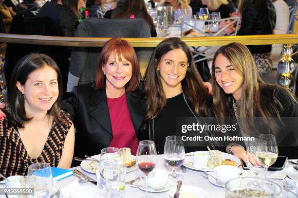 Sara Friedlander, Jill Bernstein, Samantha Gordon and Jamie Horowitz attends AFIM Spring Luncheon with Ai Weiwei on April 11, 2018 in New York City.