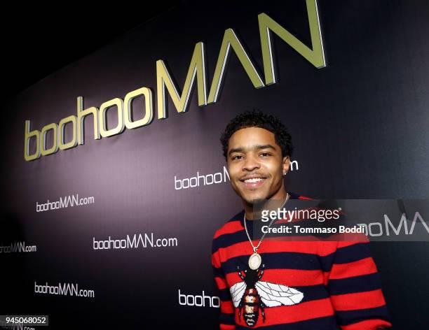 Justin Combs attends French Montana's boohooMAN Party at Poppy on April 11, 2018 in Los Angeles, California.