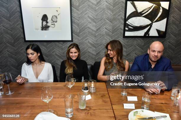 Guests attend the Haute Residence 2018 Luxury Real Estate Summit NYC Kickoff Dinner At Scarpetta at Scarpetta on April 11, 2018 in New York City.