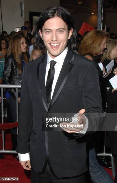 Actor Jackson Rathbone arrives at the Los Angeles Premiere jk"The Twilight Saga: New Moon" at Mann Bruin Theatre on November 16, 2009 in Westwood,...