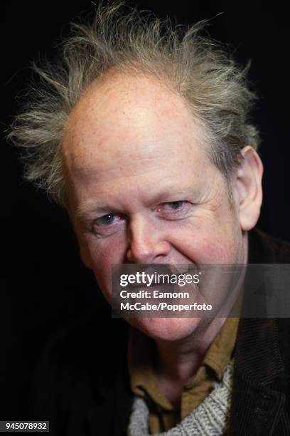 Craig Brown, English author and satirist, portrait at Aldeburgh Literary Festival, Aldeburgh, Suffolk, United Kingdom, 1st March 2018.