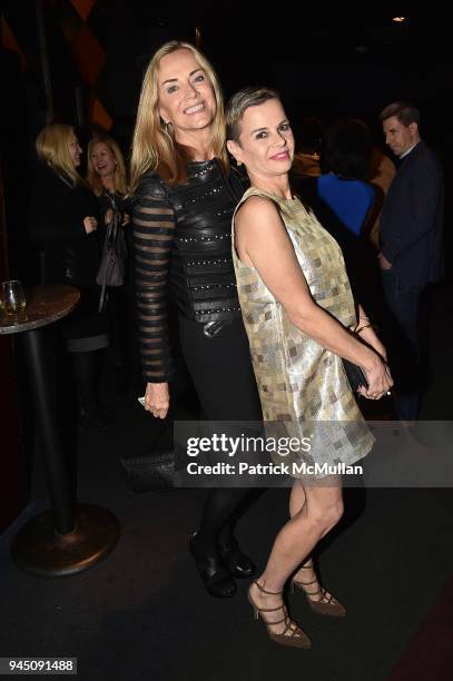 Bonnie Pfeifer Evans, Mary Pfeifer Lentz attend Stand Up For A Cause Johnny Mac Tennis Project Comedy Night at Carolines On Broadway on April 11,...