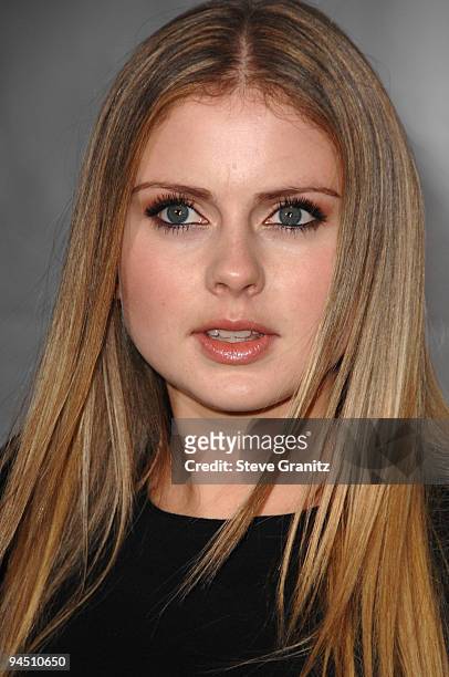 Rose McIver attends the "Lovely Bones" Los Angeles Premiere at Grauman's Chinese Theatre on December 7, 2009 in Hollywood, California.