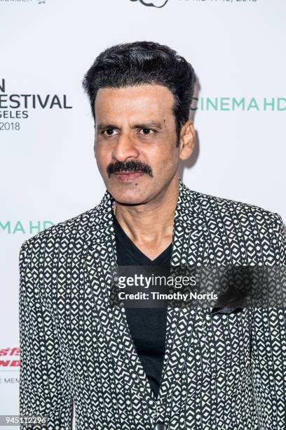 Manoj Bajpayee attends the 16th Annual Indian Film Festival Of Los Angeles opening night premiere of "In The Shadows" at Regal LA Live Stadium 14 on...