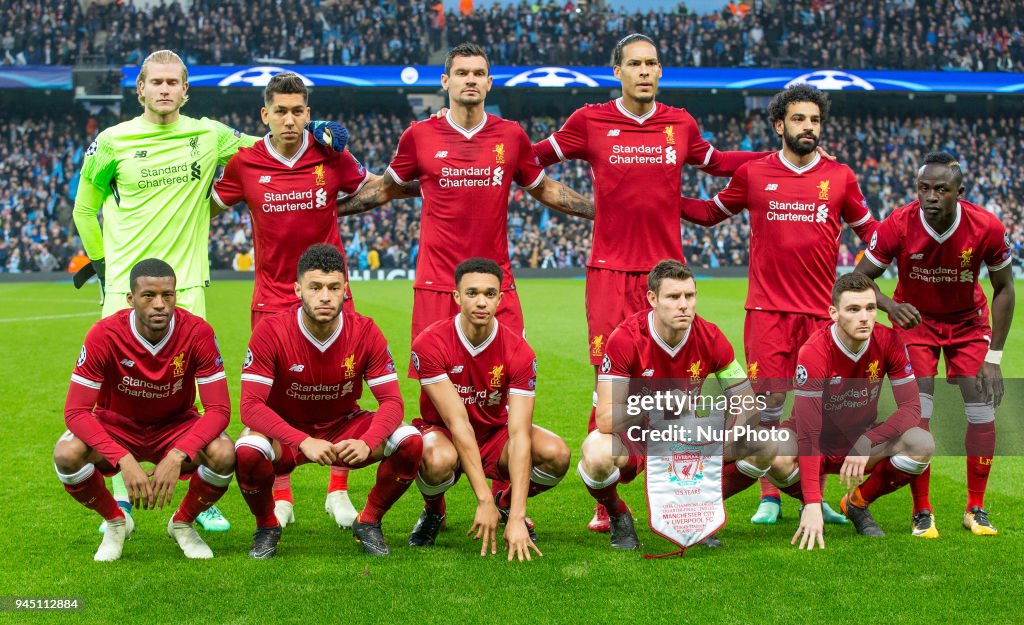 Manchester City v Liverpool - UEFA Champions League Quarter Final Second Leg