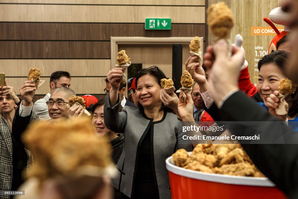 Jollibee Food Chain Opens Its First European Branch