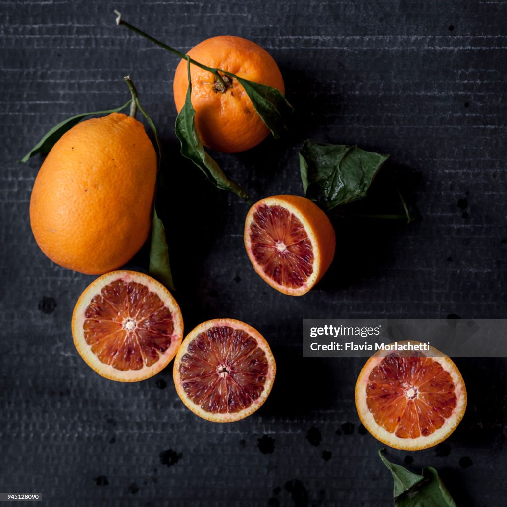 Red 'tarocco' oranges
