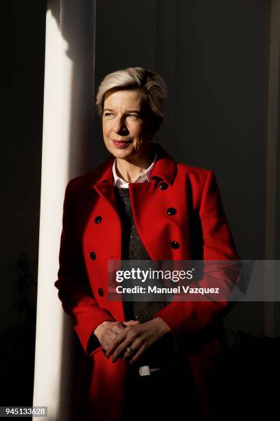 Media personality Katie Hopkins is photographed for Liberation on December 18, 2017 in London, England.