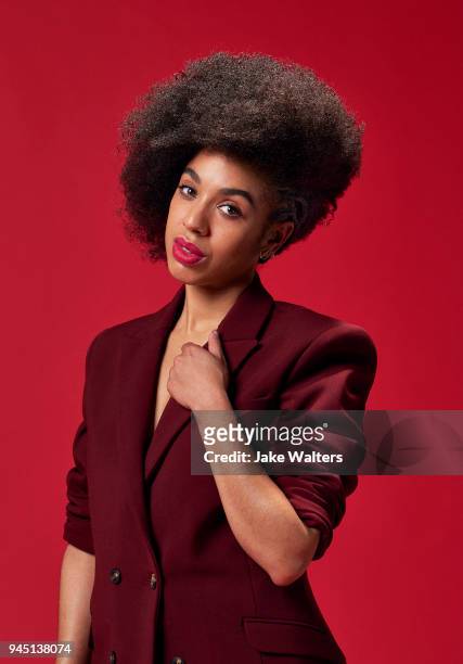 Actor Pearl Mackie is photographed for Fabric magazine on November 15, 2017 in London, England.