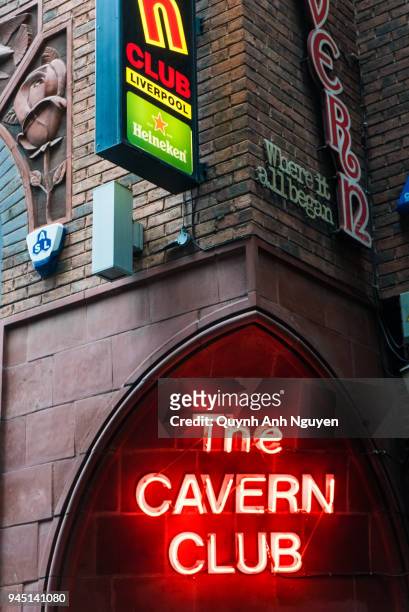 uk, merseyside, liverpool: the cavern club - the cavern liverpool stock pictures, royalty-free photos & images