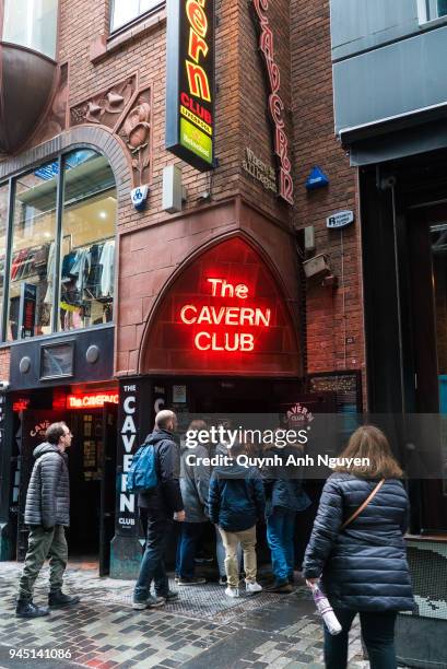 uk, merseyside, liverpool: the cavern club - the cavern liverpool stock pictures, royalty-free photos & images