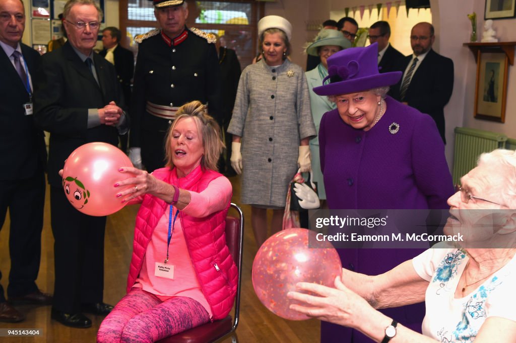 The Queen Visits The King George VI Day Centre