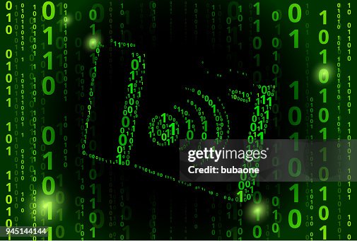Digital Camera Binary Code Vector Pattern Background Digital Camera Binary Code Vector Pattern Background