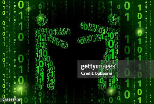 Hugging Binary Code Vector Pattern Background Hugging Binary Code Vector Pattern Background
