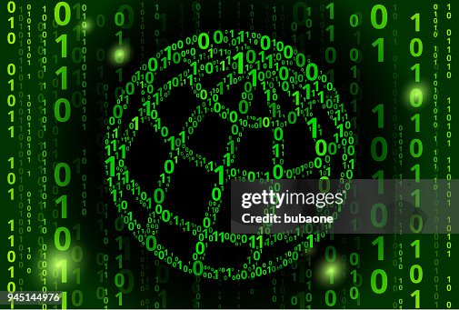 Globe Binary Code Vector Pattern Background Globe Binary Code Vector Pattern Background