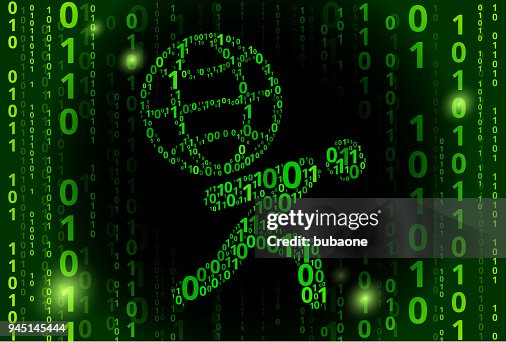 Carrying Globe Binary Code Vector Pattern Background High-Res Vector ...