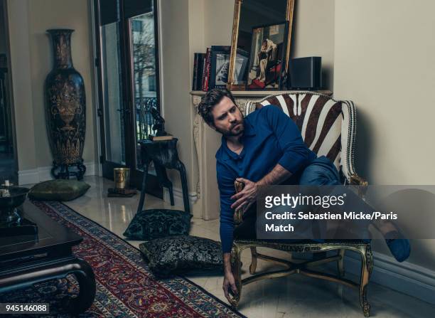 Actor Edgar Ramirez is photographed for Paris Match on March 2, 2018 in Los Angeles, California.
