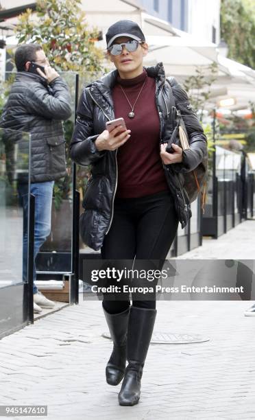 Ivonne Reyes is seen on April 11, 2018 in Madrid, Spain.
