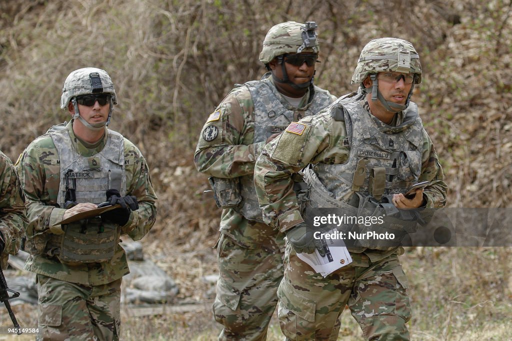 Annual Best Warrior competition at U.S. military base in Dongducheon