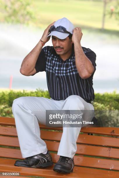 Robert Vadra at the Madhavrao Scindia Gold Tournament 2008 at DLF Golf Course in Gurgaon.