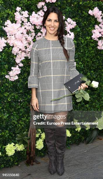 Irene Junquera attends the presentation of 'Piel de Letra' book by Laura Escanes on April 11, 2018 in Madrid, Spain.