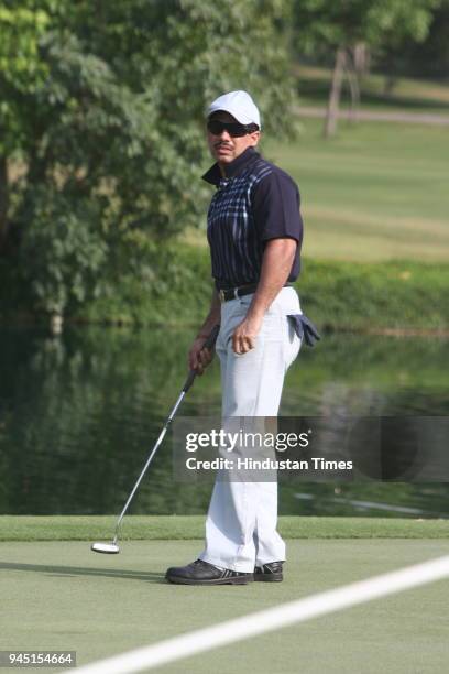 Robert Vadra at the Madhavrao Scindia Gold Tournament 2008 at DLF Golf Course in Gurgaon.