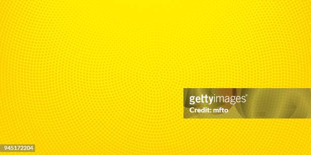 stockillustraties, clipart, cartoons en iconen met gele halftone gevlekte achtergrond - yellow abstract backgrounds